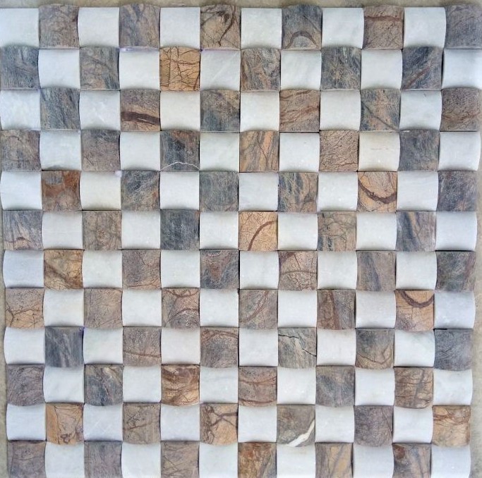 Decorative Designer Marble Stone Mosaic Tiles For Interior and Exterior Wall